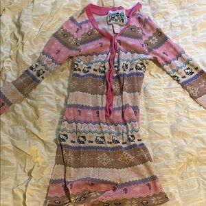 Hello kitty pajama ramper